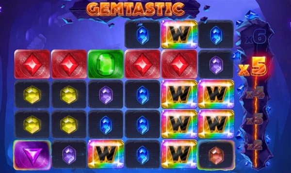Gemtastic Slots Wild Feature